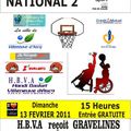 H.B.V.A reçoit Gravelines