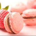 Macarons rose au chocolat