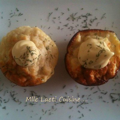 ♥ Mini terrines au poisson et leur chapeau de mayonnaise