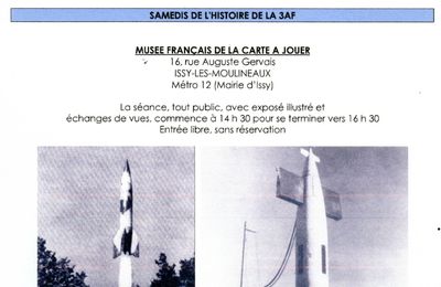 3AF - LES SAMEDIS DE L'HISTOIRE 13 DECEMBRE 2014