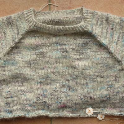 Dimanche pluvieux : je tricote !