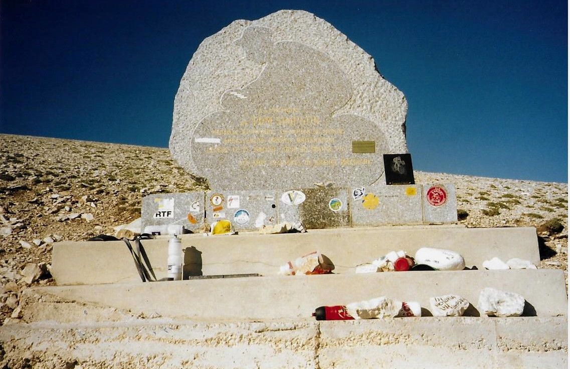 Le Mont Ventoux, stèle Tom Simpson (84)