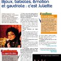 Juliette sur scène avec "bijoux et babioles" : interview