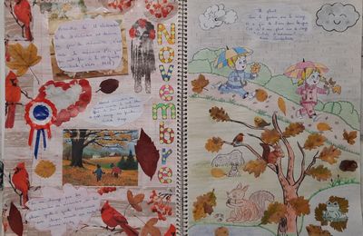 Cahier créatif...mois de Novembre...