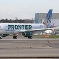 Aéroport: Toulouse-Blagnac(TLS-LFBO): Frontier Airlines: Airbus A320-214(WL): N233FR: F-WWIF: MSN:7095. NEW LIVERY FOR FRONTIER 