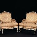 Paire de marquises. Par Jean Avisse (1723- après 1796). Reçu Maître le 10 Novembre 1745. Paris, époque fin Louis XV, vers 1755