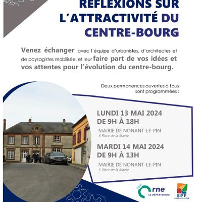 Reflexions sur l'attractivité du Centre Bourg