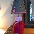 Lampe enfant, rose fille