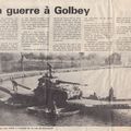 * La guerre à Golbey