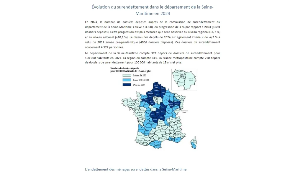Revue de presse normande du 7 mars 2025: La Normandie, dans la France du surendettement... sauf le Cotentin.