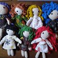 #Crochet / #Couture NOUVEAU PATRON Poupée Noëlle et son vestiaire