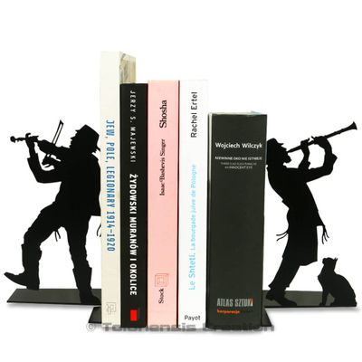 Serre-livres Klezmer Violon et clarinette