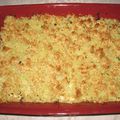 CRUMBLE SANS BEURRE COURGETTES-FETA