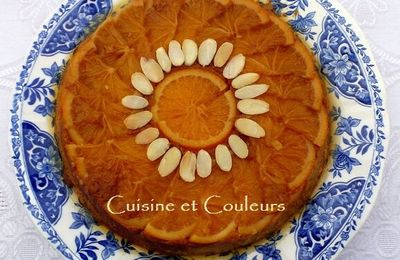 Gâteau-Tatin de semoule à l'orange pour le Yummy Day Birthday 