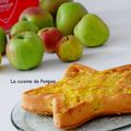 Gâteau yaourt aux pommes et combava