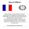 Decret officiel