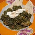 Le poulet Saag