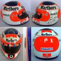 Official replica promo helmet 2003 Rubens Barrichello by JMD Scuderia Ferrari only 50 pieces / Signed 