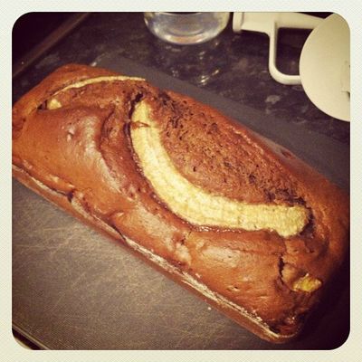 Cake banane et chocolat