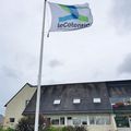 David Margueritte n'a pas peur du ridicule localiste avec son drapeau du... Cotentin!