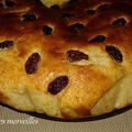 Brioche aux raisins secs