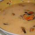 Soupe de panais aux moules