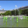 Les petits hommes verts de Fabrice Hyber au Palais Royal