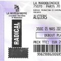 Algiers - Jeudi 5 Mars 2020 - Maroquinerie (Paris)