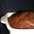 mon (petit) gâteaux chocolat-banane fond de placard et mesure à la cuillère