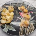 COQUILLES ST JACQUES AU LEMON CURD ET PDT AU FROMAGE TRUFFE