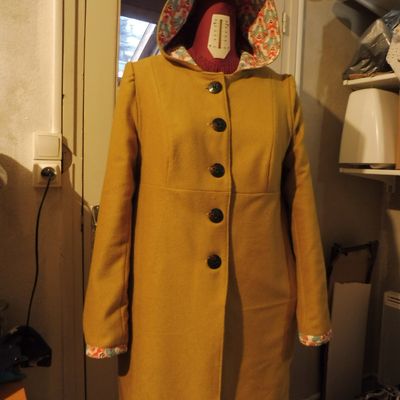 Coudre sa garde robe : enfin mon manteau !!