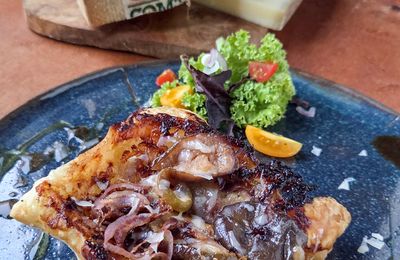 Tartelette croustillante aux figues et Comté