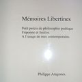 Mémoires Libertines.                                      