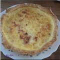 Tarte au deux fromages et jambon