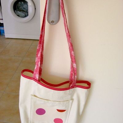 Petit cabas estival pop, 
