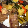 VIANDE PALERON + LÉGUMES POT AU FEU FACILE 