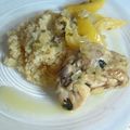 Poulet en tajine, citron confit