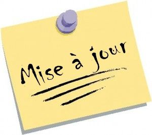 Mise à jour du 16/12/12