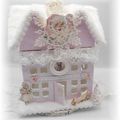 Maison de noël shabby