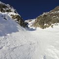 22/01/11 : Ski de rando : Le Luisin : couloir E 5.1 E2 45°/350m