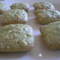 Mini financiers à la farine de riz et au thé Matcha