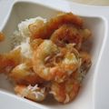 Crevettes au miel et au gingembre ou comment détourner une recette