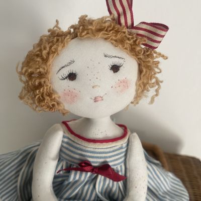 Coco marinette de bord de mer..(35cm)