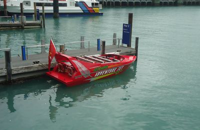 Petit tour en bateau dans la baie d'Auckland