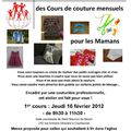 Lancement de cours de couture