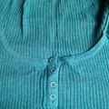 Pull bleu/vert taille XS (34/36)