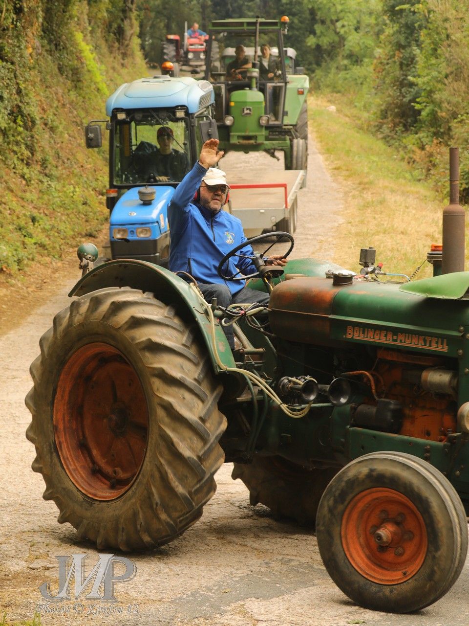 008 - Tracteur Bolinger Munktell : BM55 -   - années 1953 / 1959