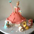 Gravity cake : La robe de Cendrillon