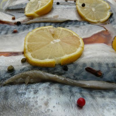 Maquereaux au vin blanc.