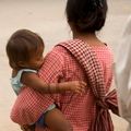 Un jour, une photo - Phnom Penh, Enfants des rues - Carreaux